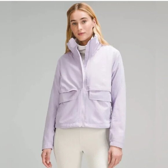 NWT LuluLemon Always Effortless Jacket in Lilac Ether - Size 2 - Picture 1 of 5
